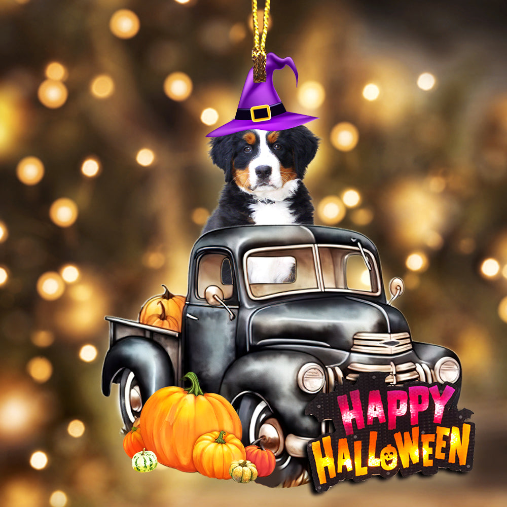 Blisscorners Happy Halloween  - Custom Photo, Personalized Acrylic Ornament - Gift For Pet Lover2D Flat LM2111