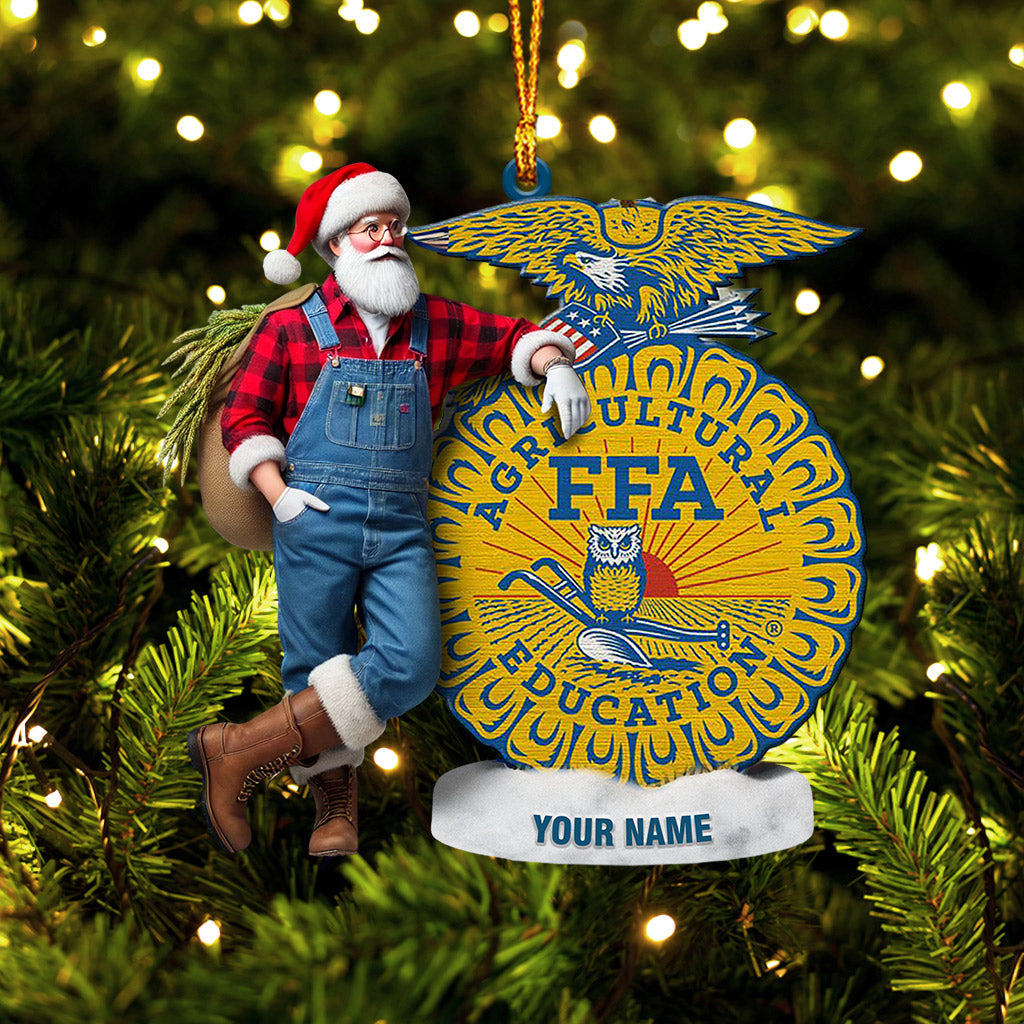 Blisscorners FFA Education Christmas Ornament, Personalized Ornament2D Flat LM2211