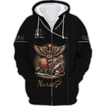 Blisscorners Personalized Nurse Shirt - Classic Medical Symbols Design for Healthcare Professionals