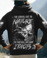 BLISSCORNERS THE CLOSER I GET TO NATURE HUNTING ALL OVER PRINT