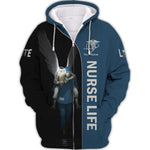 Blisscorners Personalized Nurse Shirt, Angel Wings and Healthcare Hero Tribute