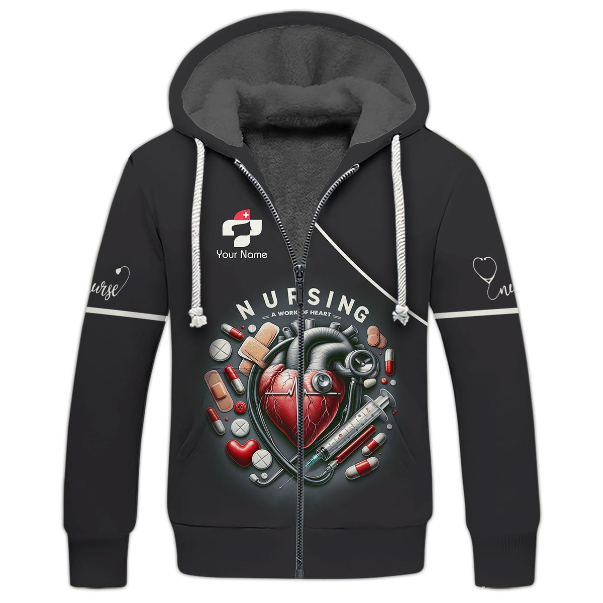 Blisscorners Personalized Nurse Shirt - A Work of Heart