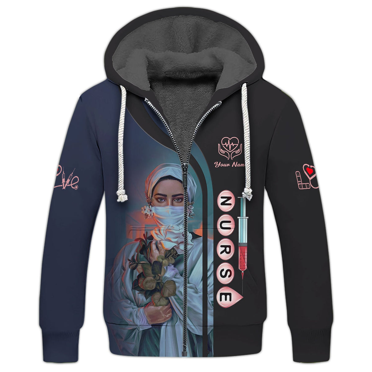 Blisscorners Personalized Nurse Shirt -Compassion in Every Stitch