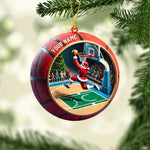 Blisscorners Ball Basketball Decor Christmas Ornament, Personalized Ornament2D Flat LM2211