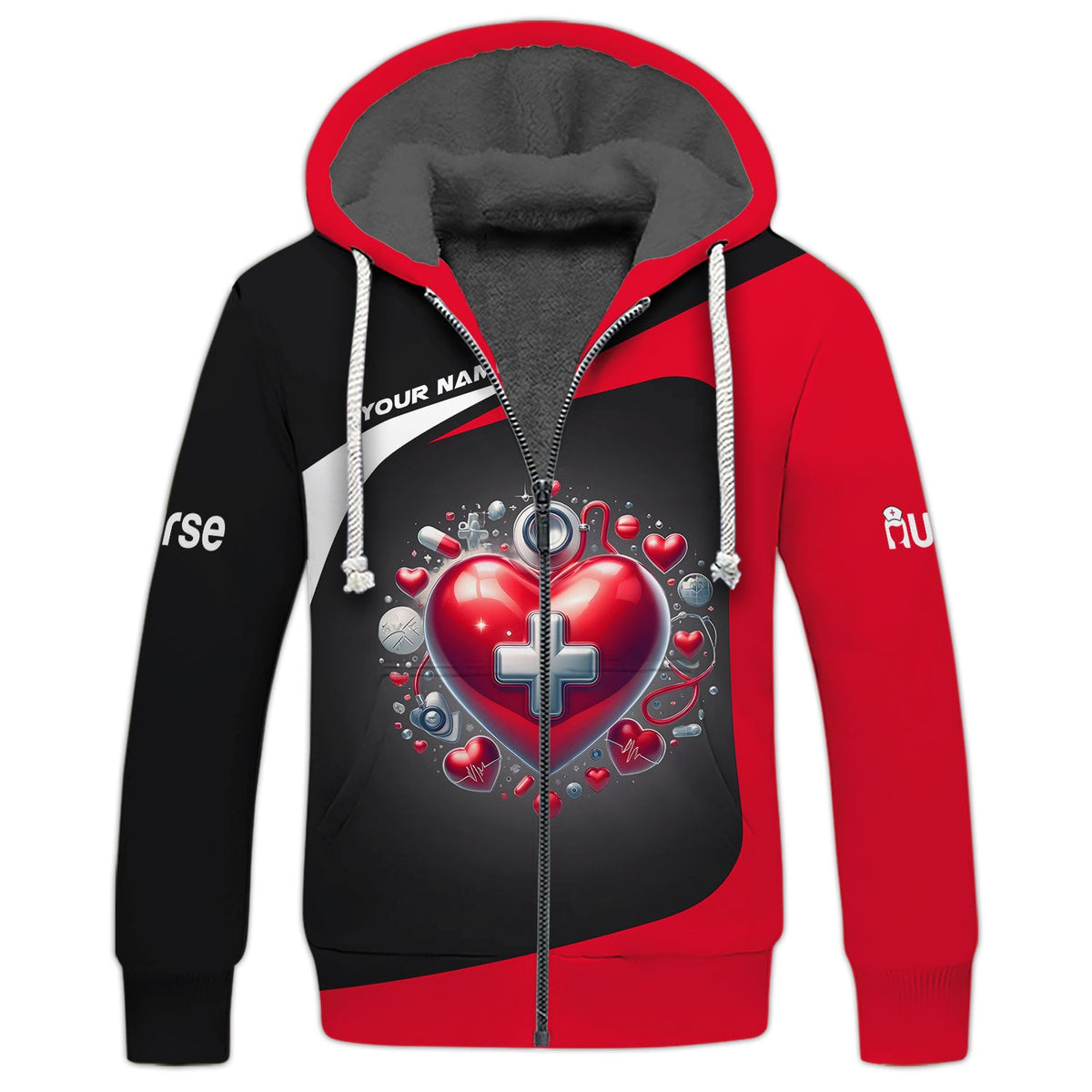 Blisscorners Personalized Nurse Shirt - Heart of Healing