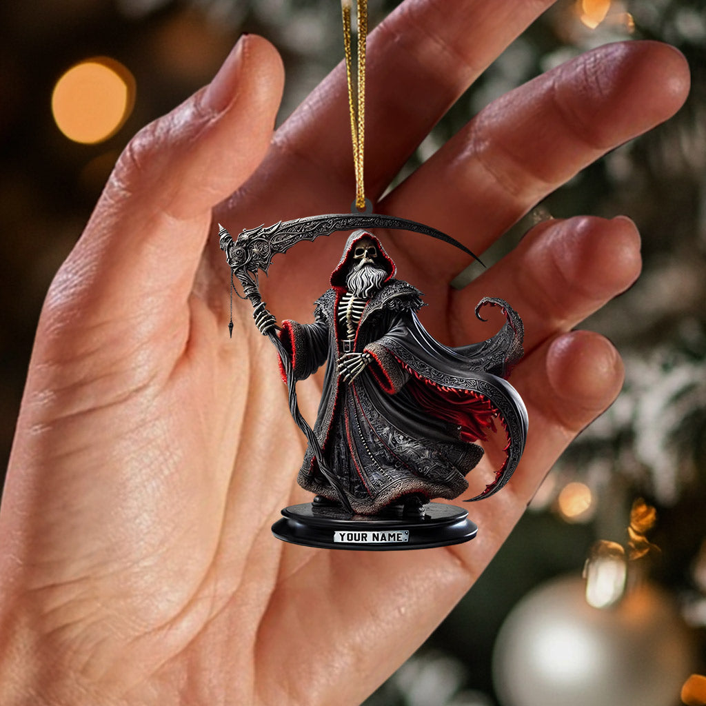 Blisscorners Death Christmas Home Decor Christmas Ornament, Personalized Ornament2D Flat LM2211