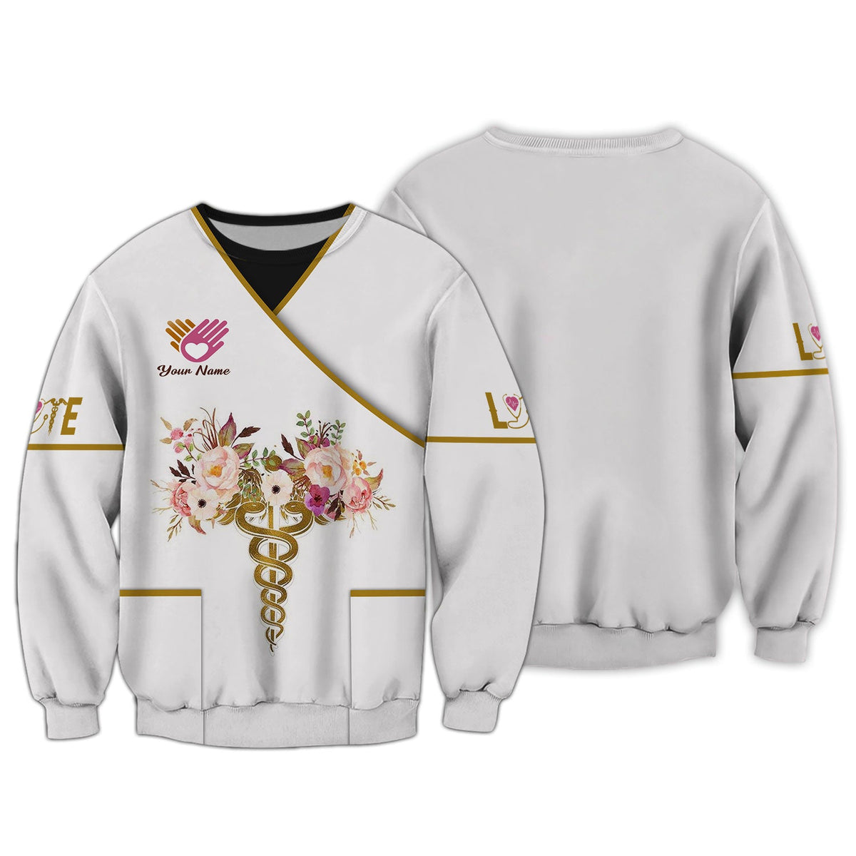 Blisscorners Personalized Nurse Shirts - Embrace the Art of Healing