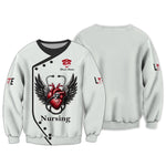 Blisscorners Personalized Nurse Shirt - Wings of Compassion