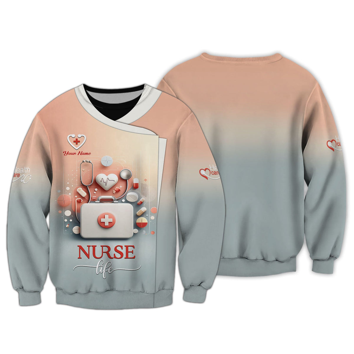 Blisscorners Personalized Nurse Shirts - Embrace the Nurse Life with Style