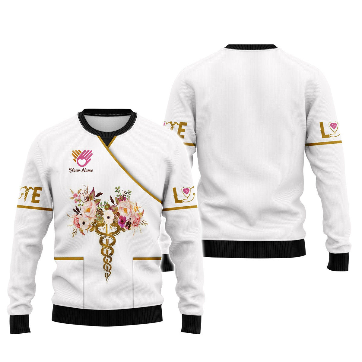 Blisscorners Personalized Nurse Shirts - Embrace the Art of Healing