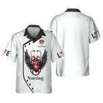 Blisscorners Personalized Nurse Shirt - Wings of Compassion