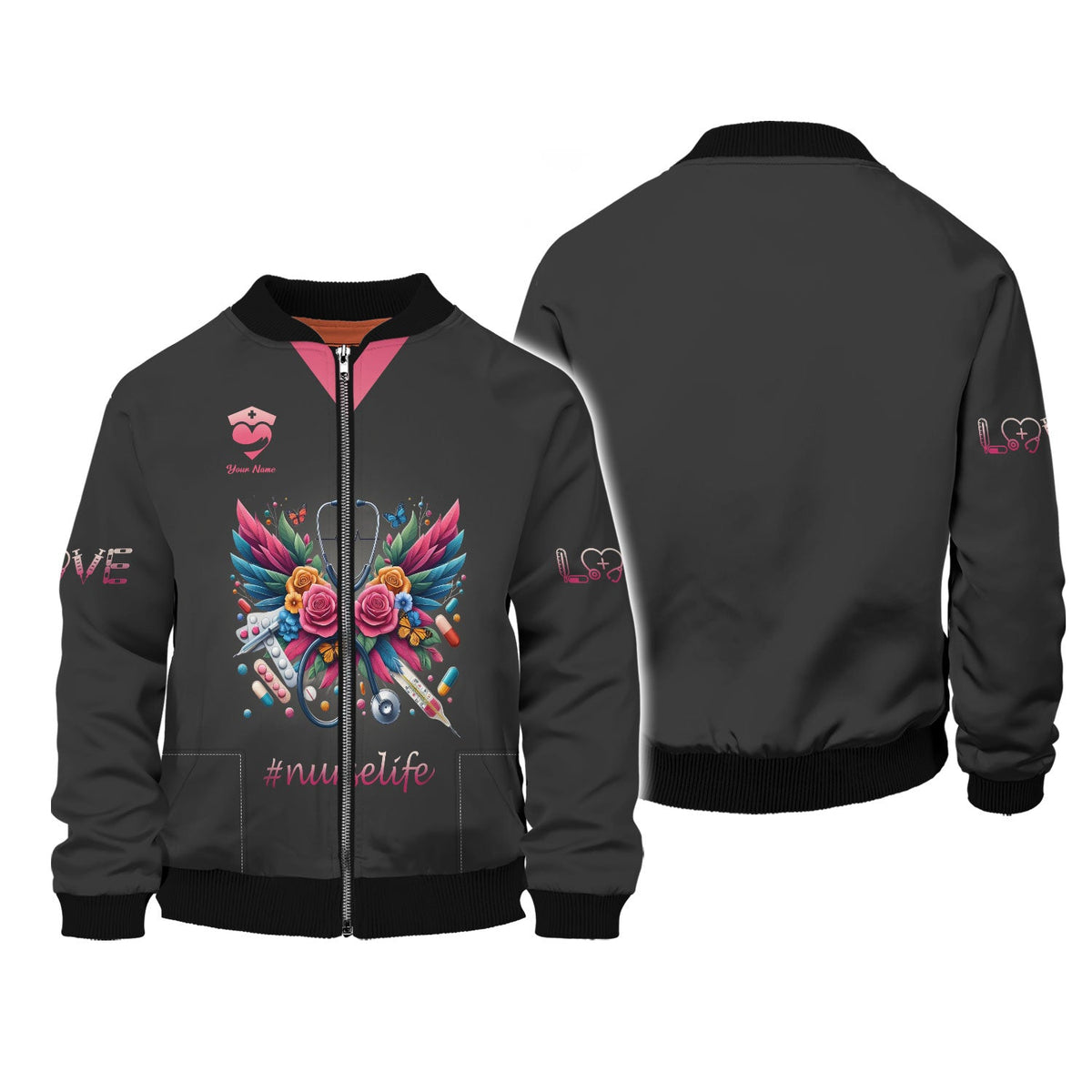 Blisscorners Personalized Nurse Shirt - Vibrant Care and Compassion