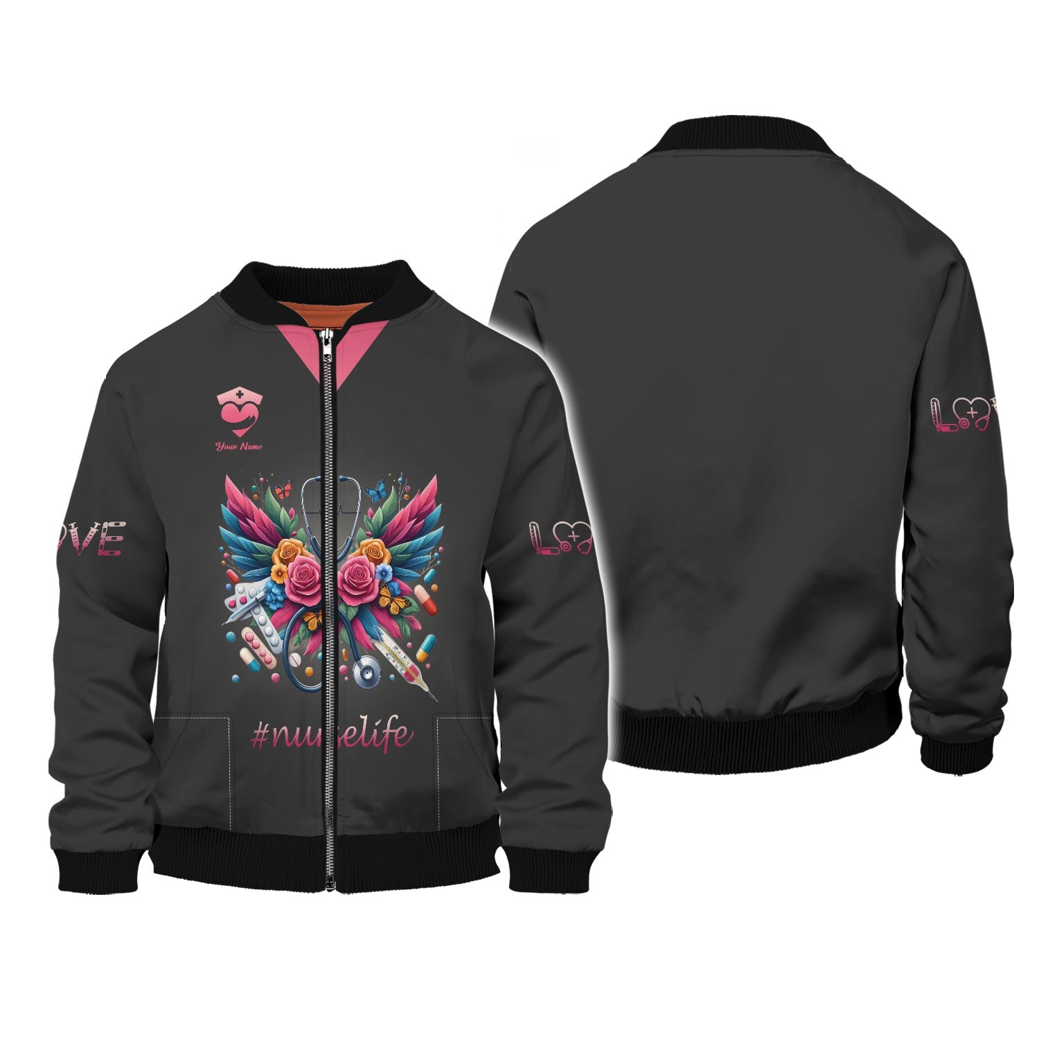 Blisscorners Personalized Nurse Shirt - Vibrant Care and Compassion