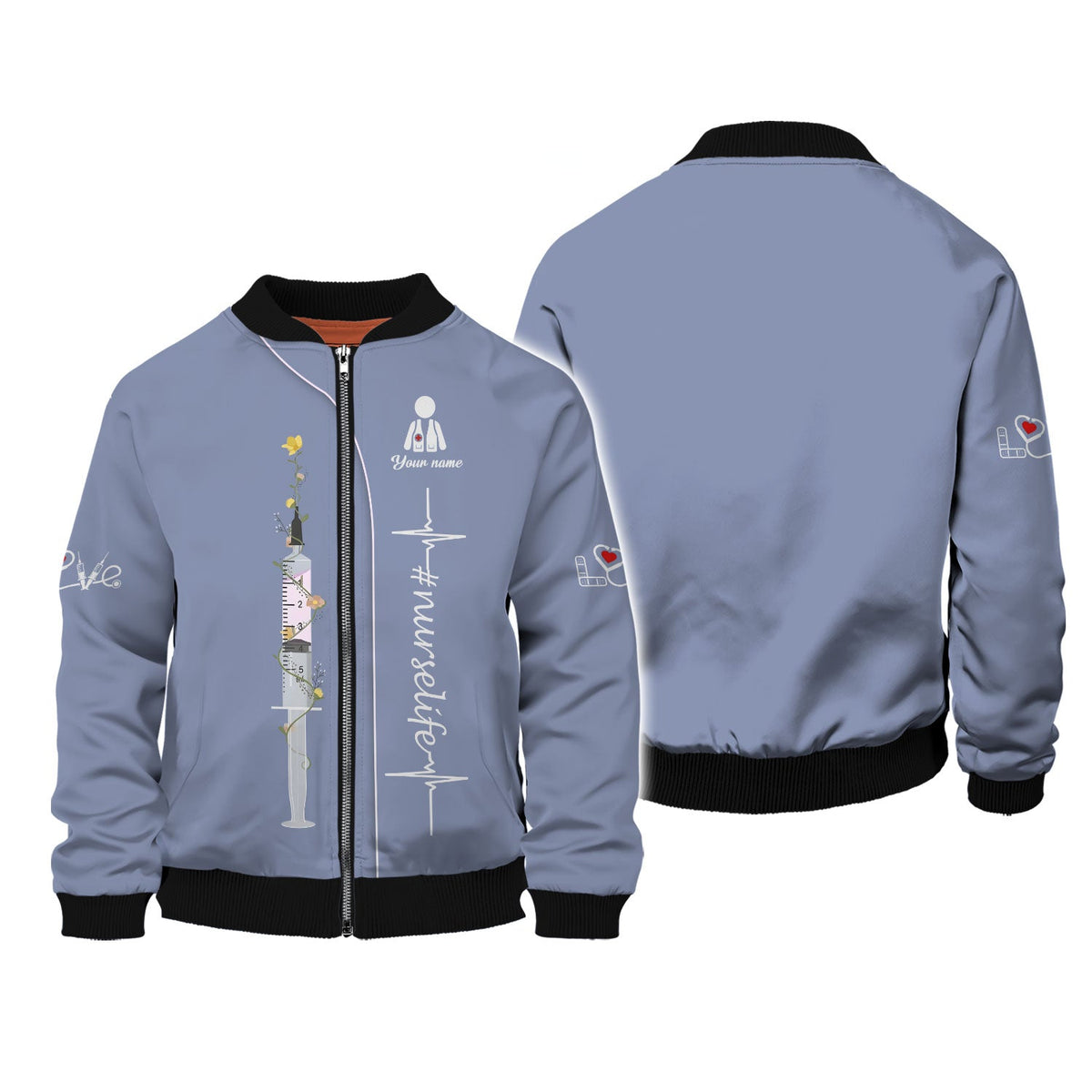 Blisscorners Personalized Nurse Shirt - Dedication in Every Stitch