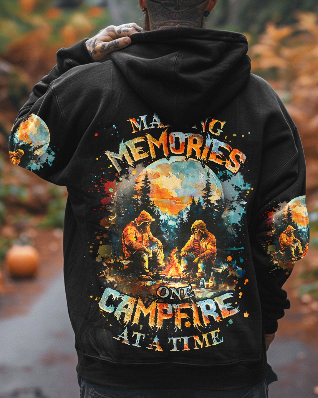 BLISSCORNERS MAKING MEMORIES ONE CAMPFIRE AT A TIME BIGFOOT ALL OVER PRINT