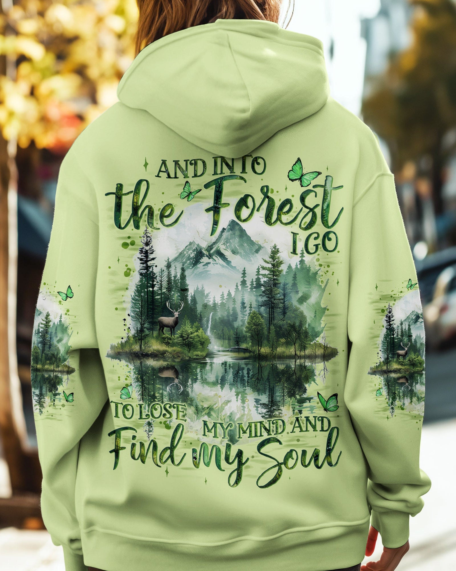 BLISSCORNERS AND INTO THE FOREST I GO ALL OVER PRINT