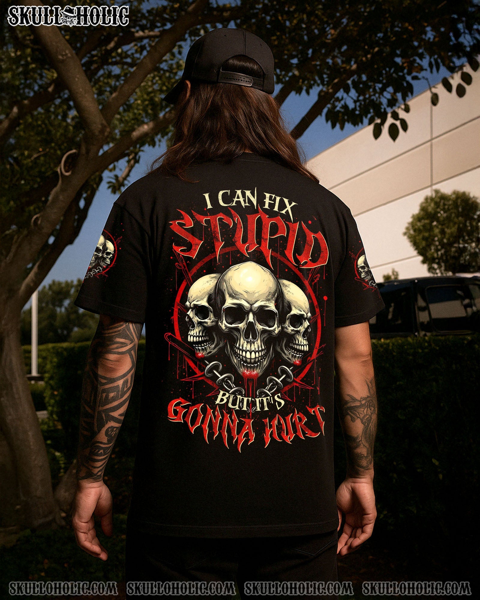 BLISSCORNERS I CAN FIX STUPID BUT IT'S GONNA HURT ALL OVER PRINT