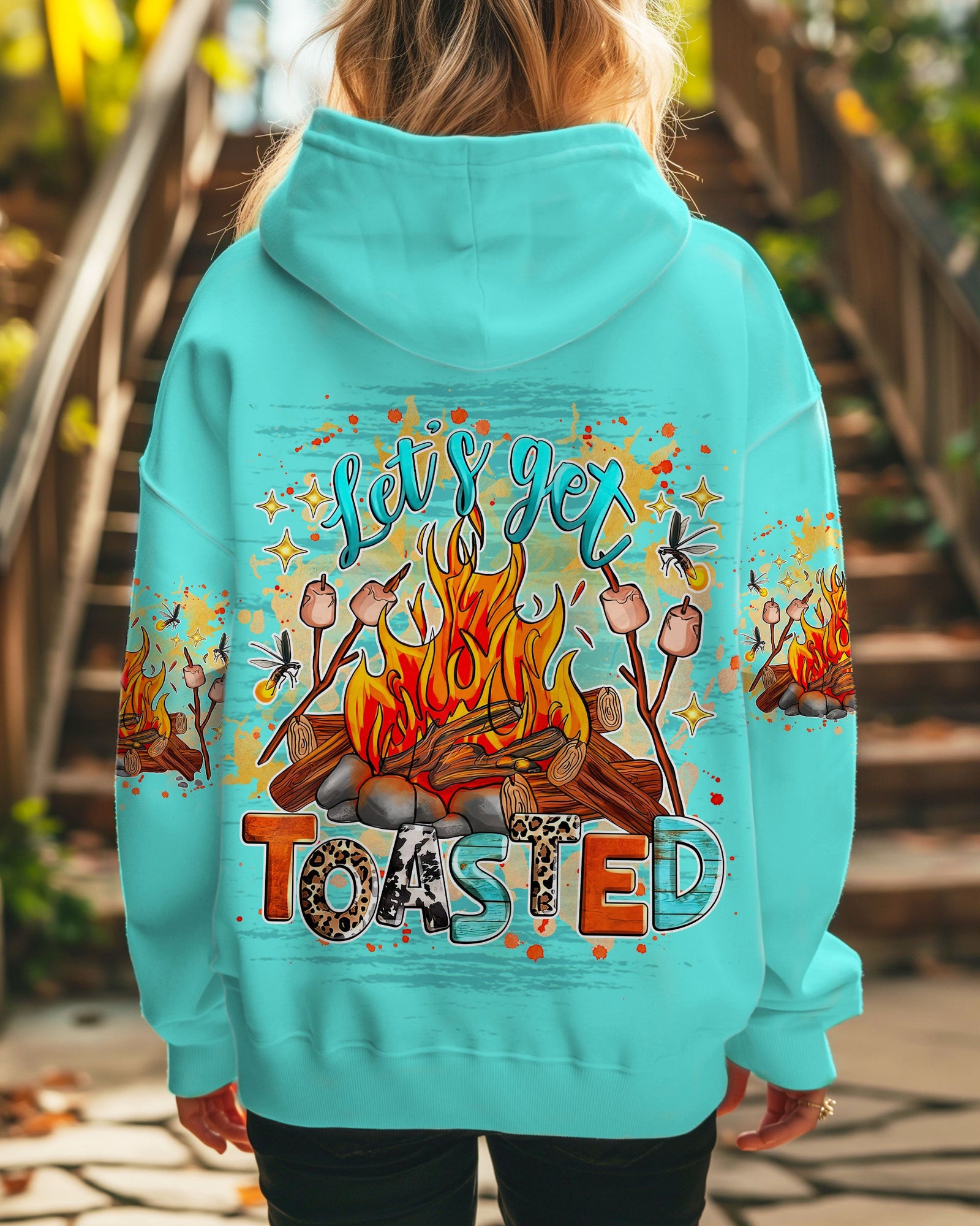 BLISSCORNERS LET'S GET TOASTED ALL OVER PRINT