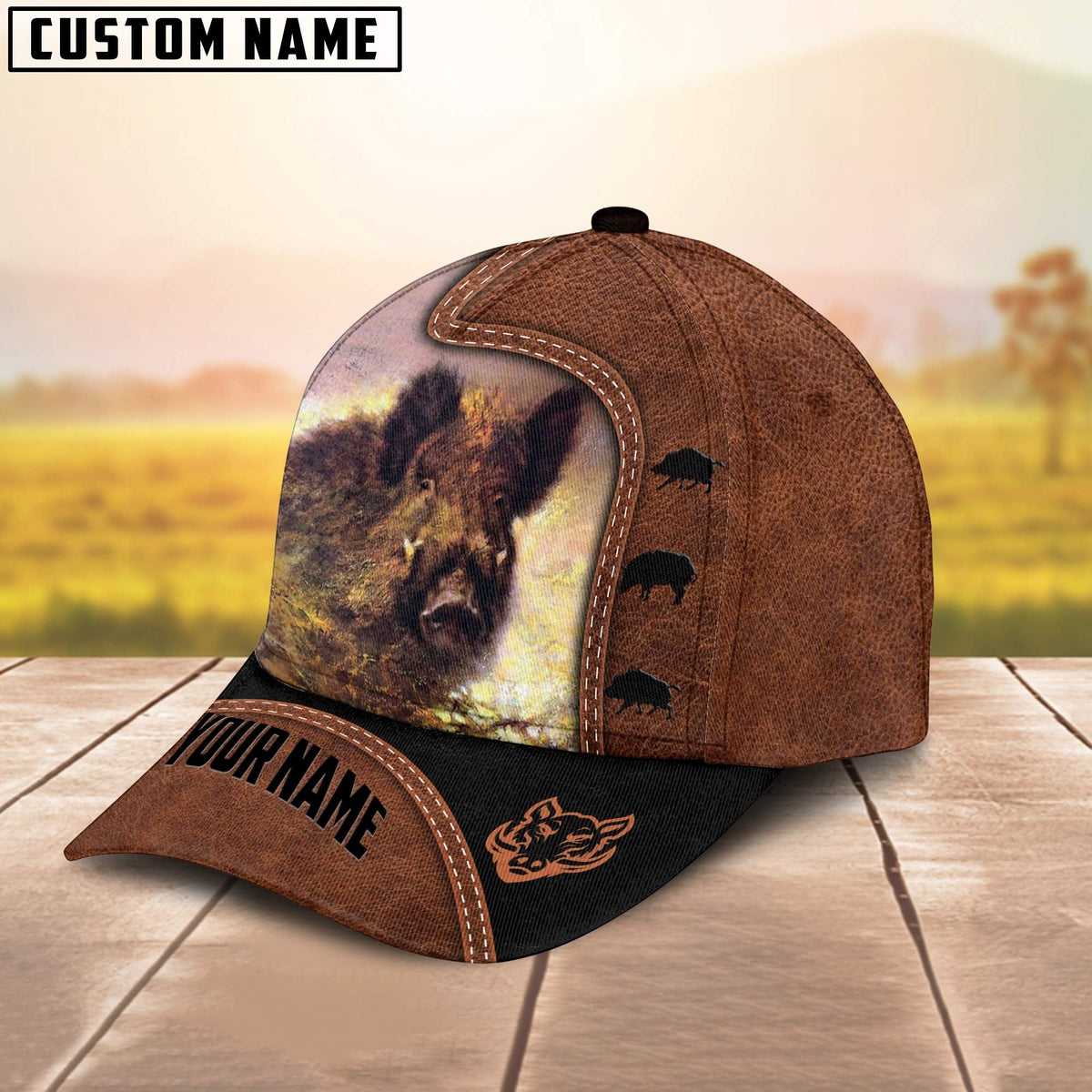 Blisscorners Boar Hunting Classic Personalized Cap