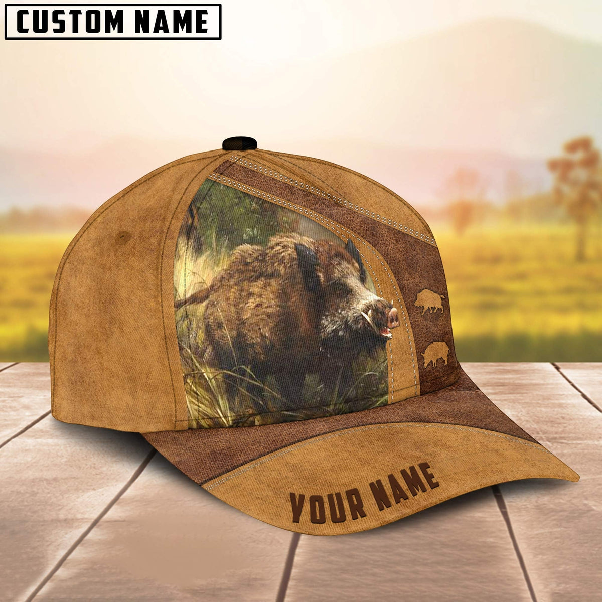 Blisscorners Boar Hunting Classic Personalized Cap