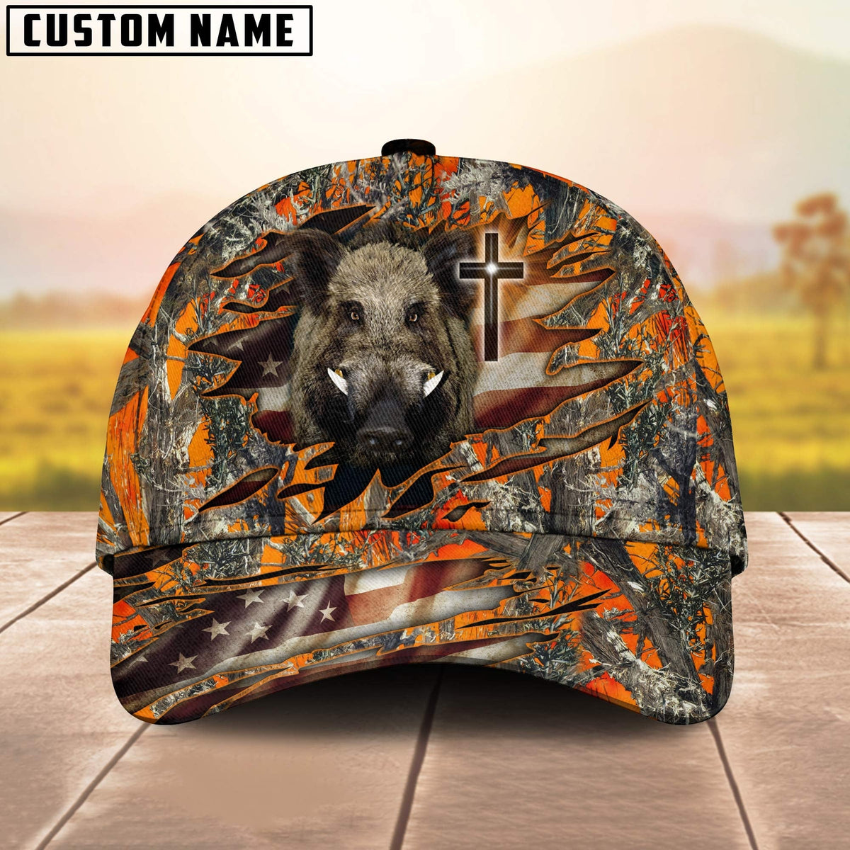 Blisscorners Boar Hunting Classic Personalized Cap