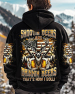 BLISSCORNERS SHOOTING DEERS AND DRINKING BEERS ALL OVER PRINT