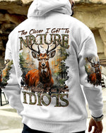 BLISSCORNERS THE CLOSER I GET TO NATURE DEER ALL OVER PRINT