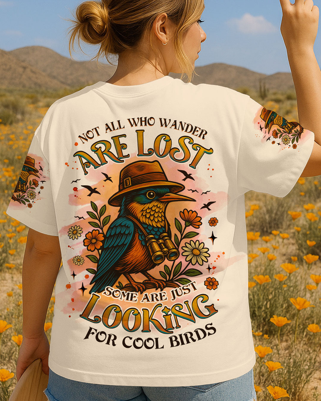 BLISSCORNERS LOOKING FOR COOL BIRDS ALL OVER PRINT