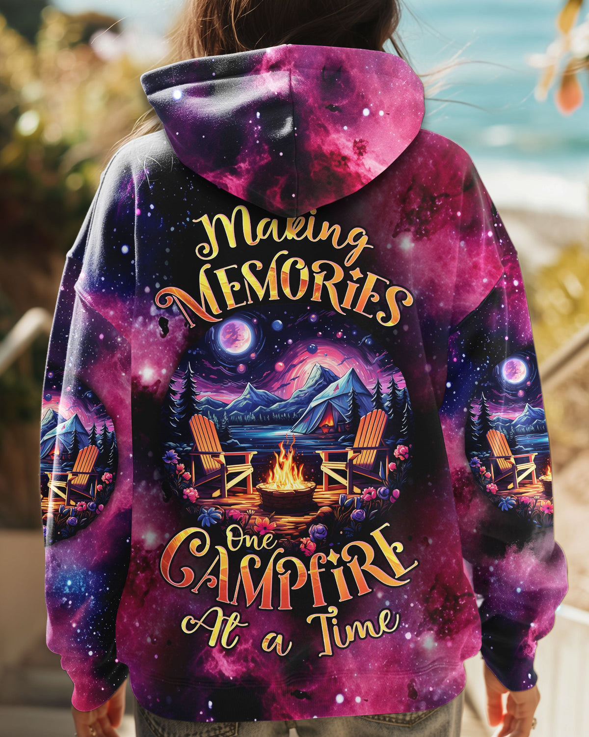 BLISSCORNERS MAKING MEMORIES ONE CAMPFIRE AT A TIME ALL OVER PRINT