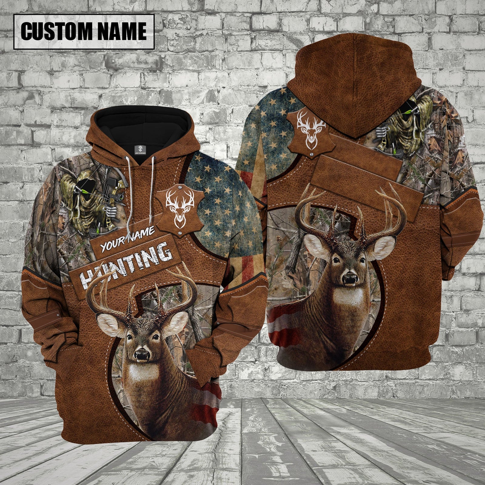 Blisscorners Custom Name Hunting Shirt 3D