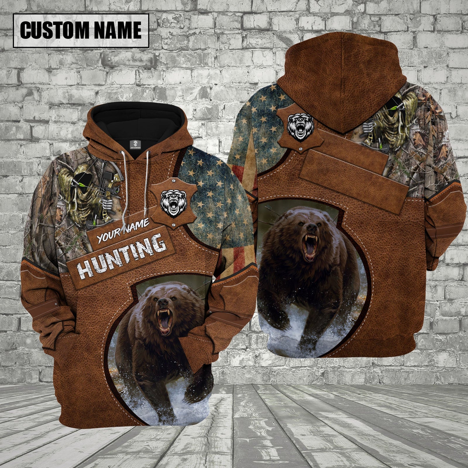 Blisscorners Custom Name Hunting Shirt 3D All Over Printed Clothes