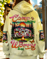 BLISSCORNERS CAMP MORE WORRY LESS ALL OVER PRINT