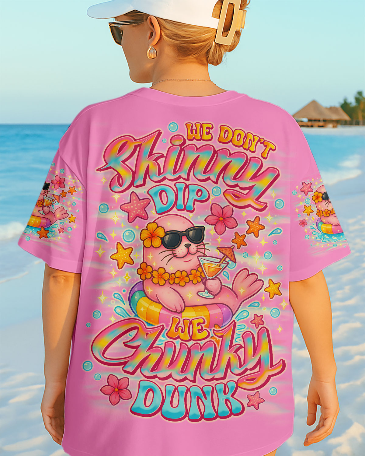 BLISSCORNERS WE DON'T SKINNY DIP SEAL 72 ALL OVER PRINT