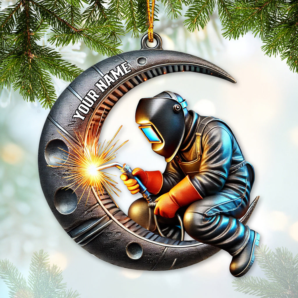 Blisscorners Custom Name Ornament, Space Engineer2D Flat LM2211