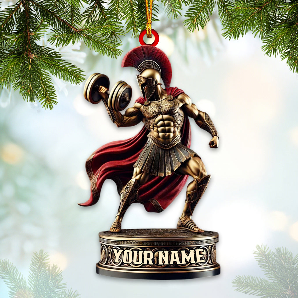 Blisscorners Roman Soldier Christmas Home Decor Christmas Ornament, Personalized Ornament2D Flat LM2211