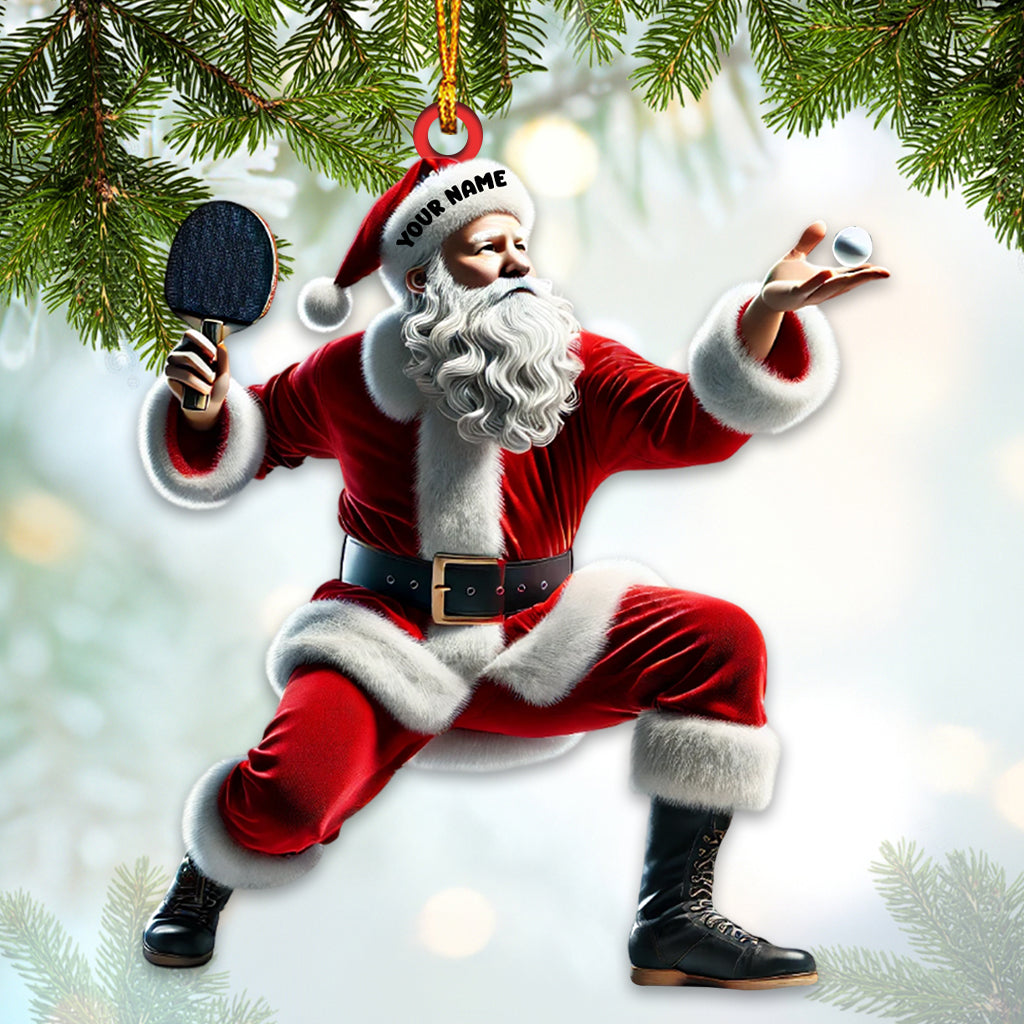 Blisscorners Ping Pong Christmas Ornament, Personalized Ornament2D Flat LM2211