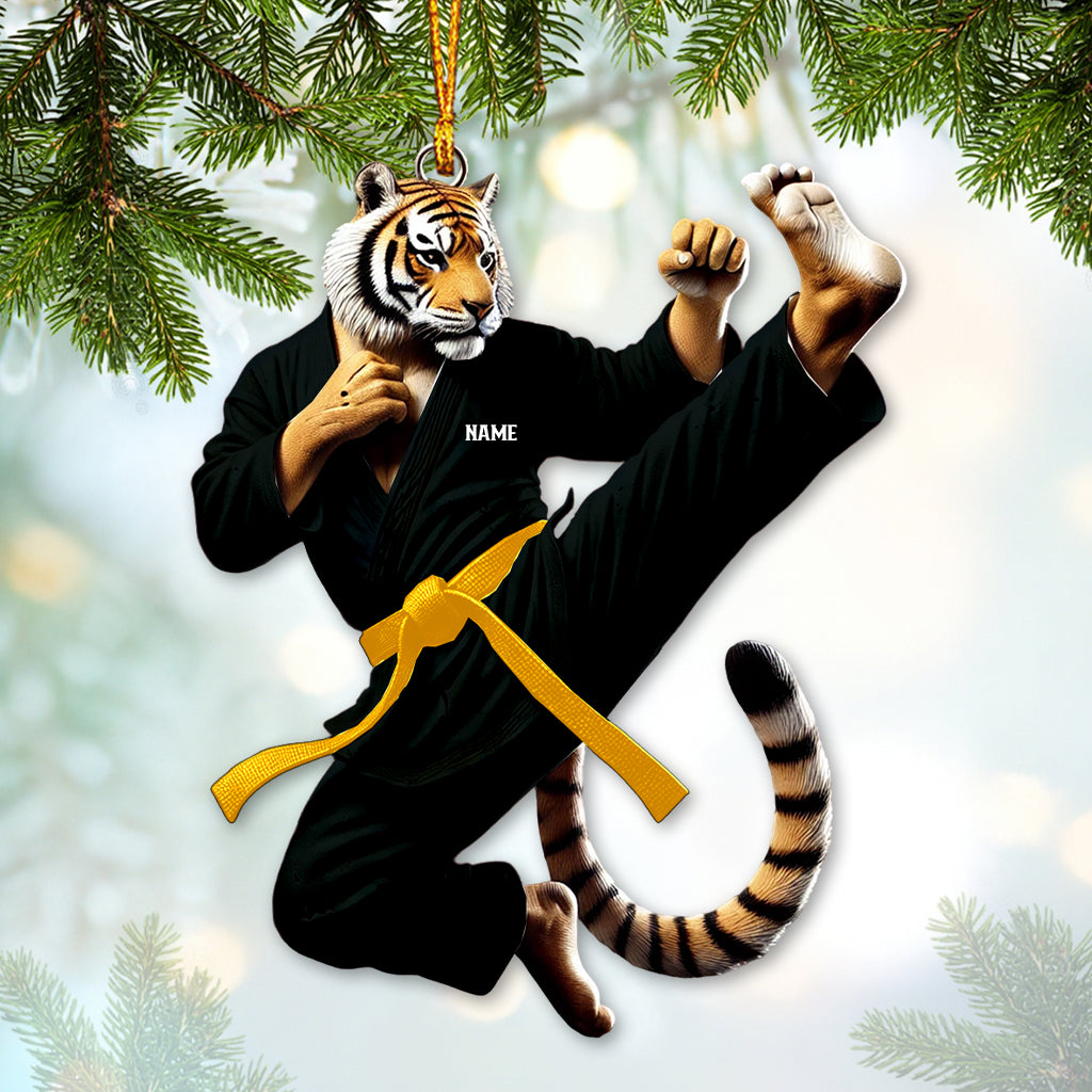 Blisscorners Custom Ornament, Tiger Judo Ornament, Christmas Decor2D Flat LM2211