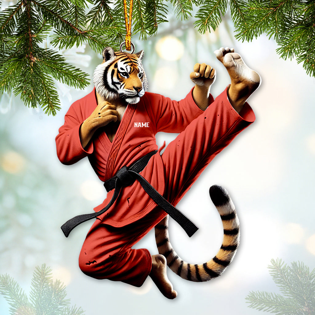 Blisscorners Custom Ornament, Tiger Judo Ornament, Christmas Decor2D Flat LM2211