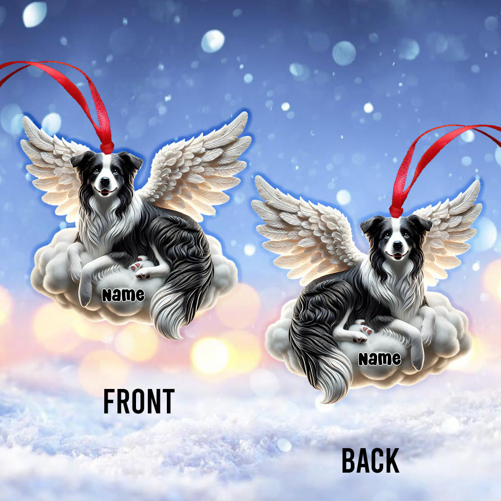 Blisscorners Dog Angel Christmas Home Decor Christmas Ornament, Personalized Ornament2D Flat LM2211