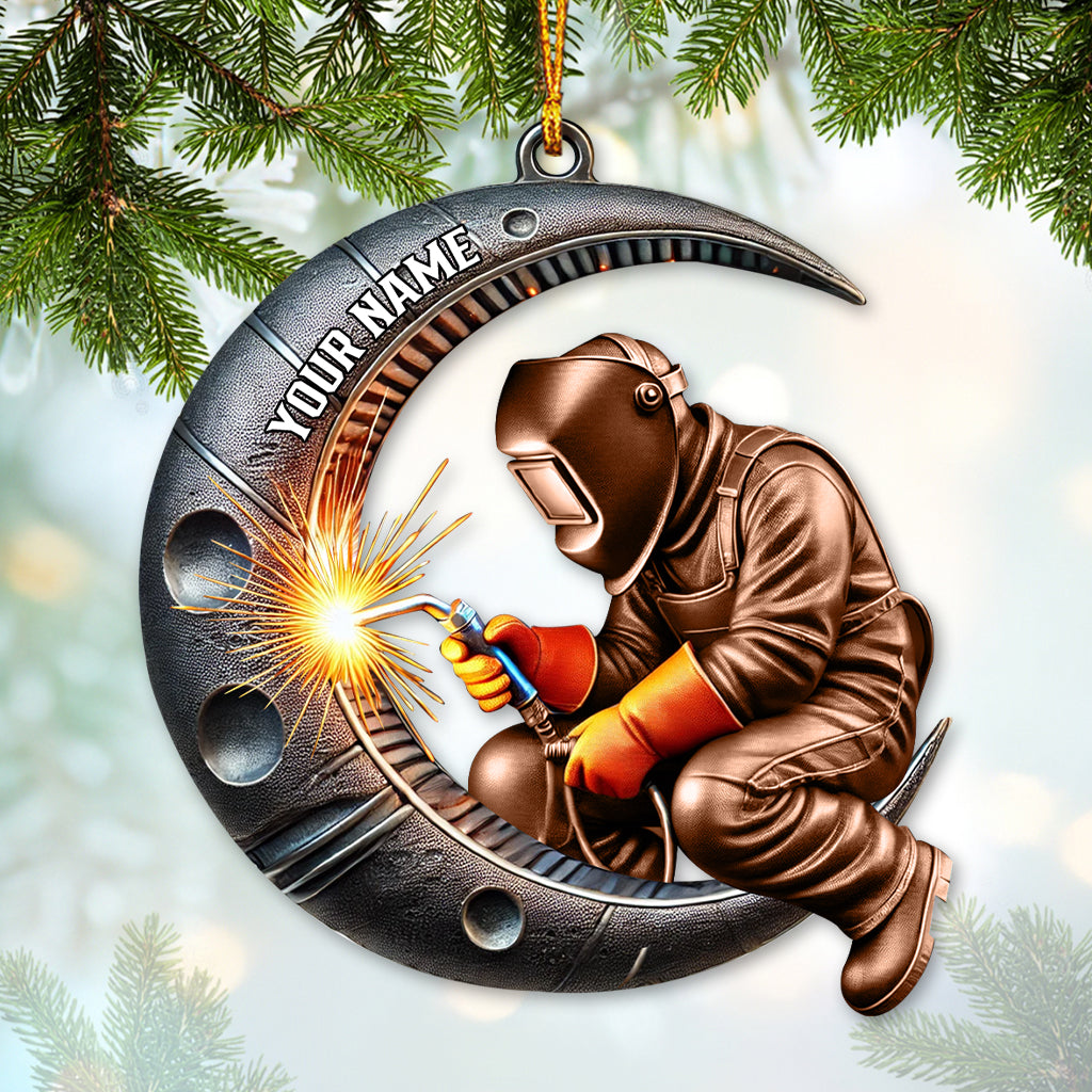 Blisscorners Custom Name Ornament, Space Engineer2D Flat LM2211