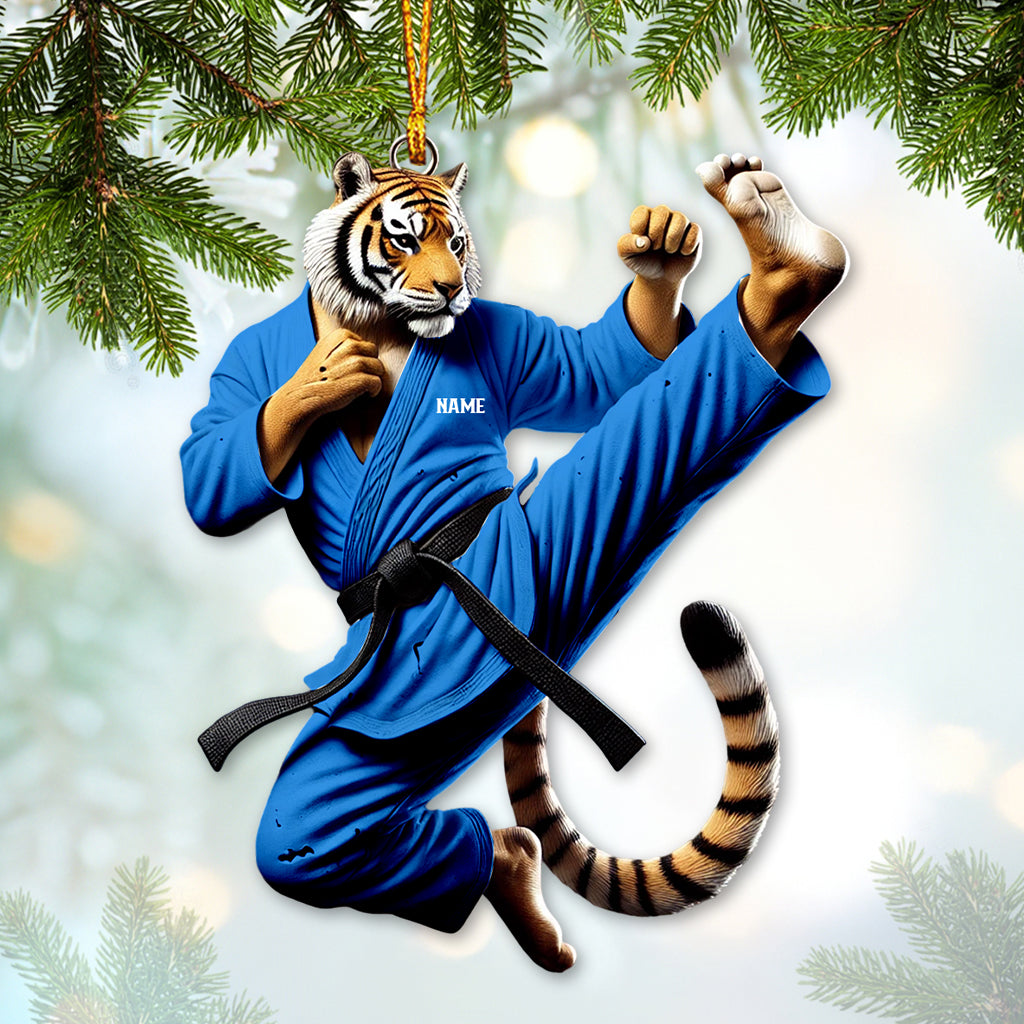 Blisscorners Custom Ornament, Tiger Judo Ornament, Christmas Decor2D Flat LM2211