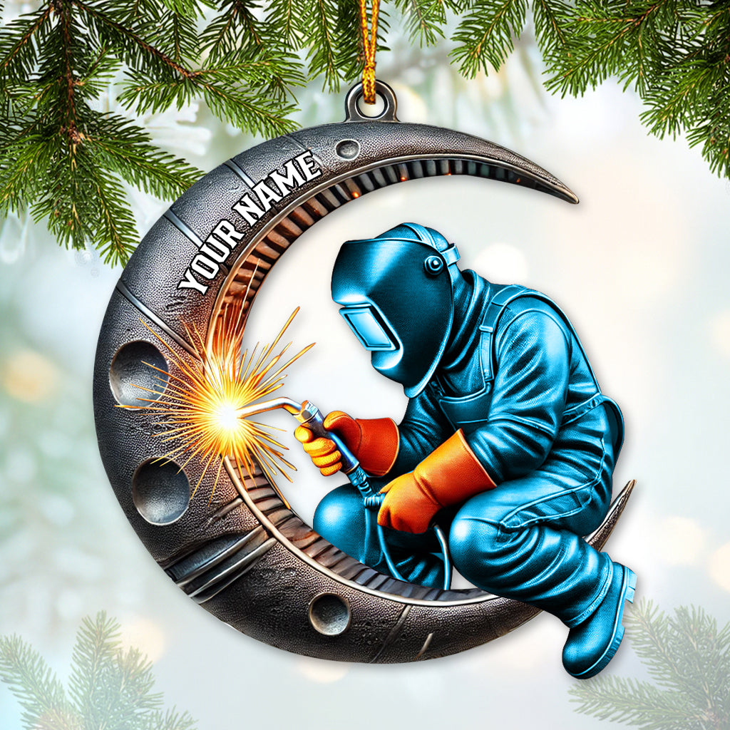 Blisscorners Custom Name Ornament, Space Engineer2D Flat LM2211