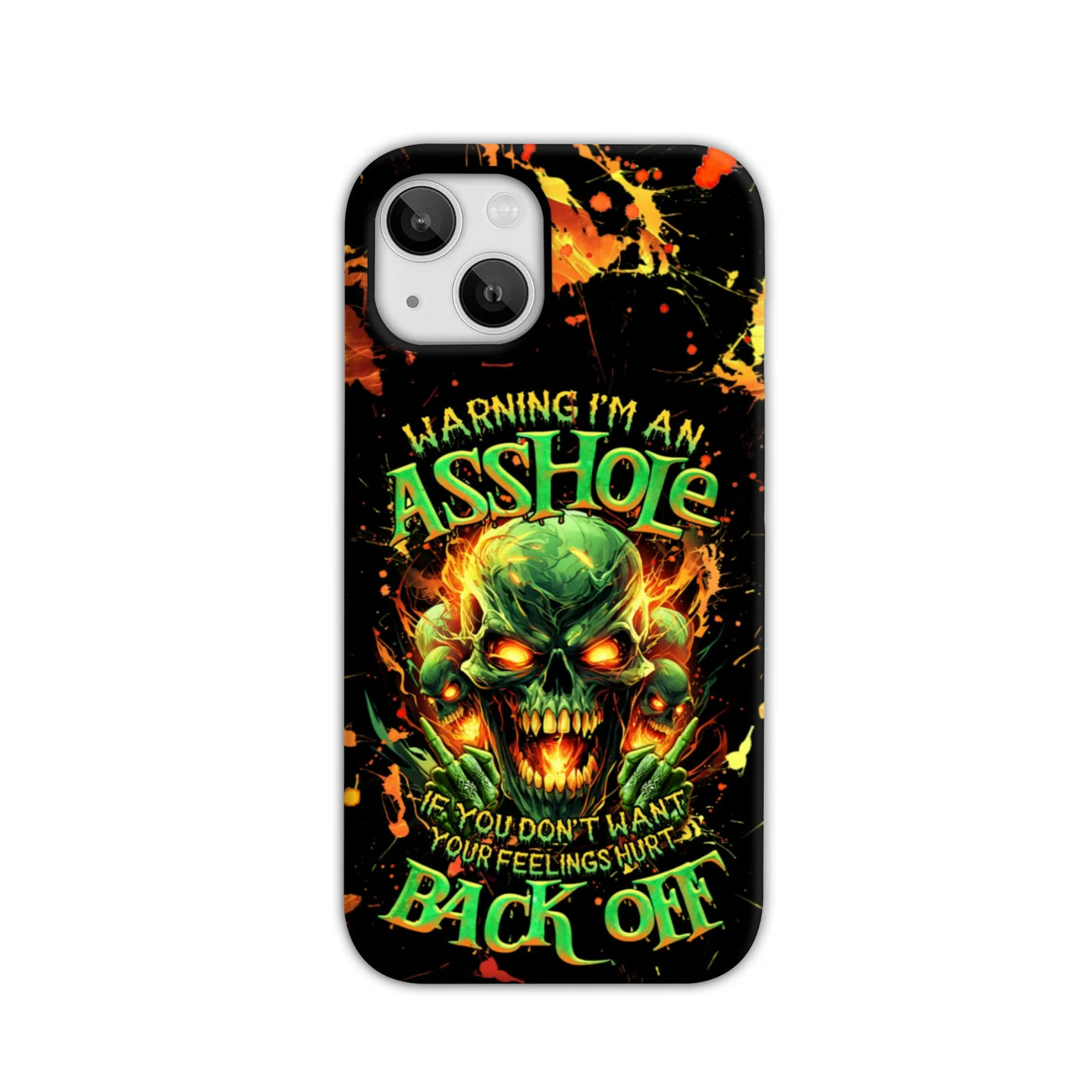 Blisscorners Warning I'm An A Skull Phone Case