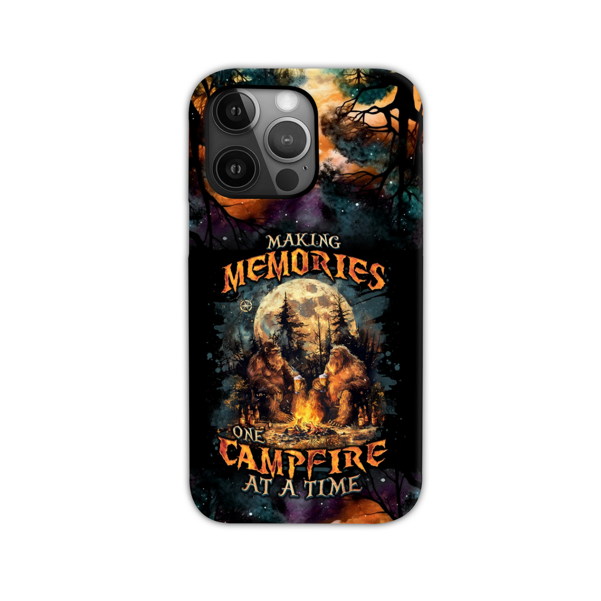 BLISSCORNERS MAKING MEMORIES ONE CAMPFIRE AT A TIME BIGFOOT PHONE CASE