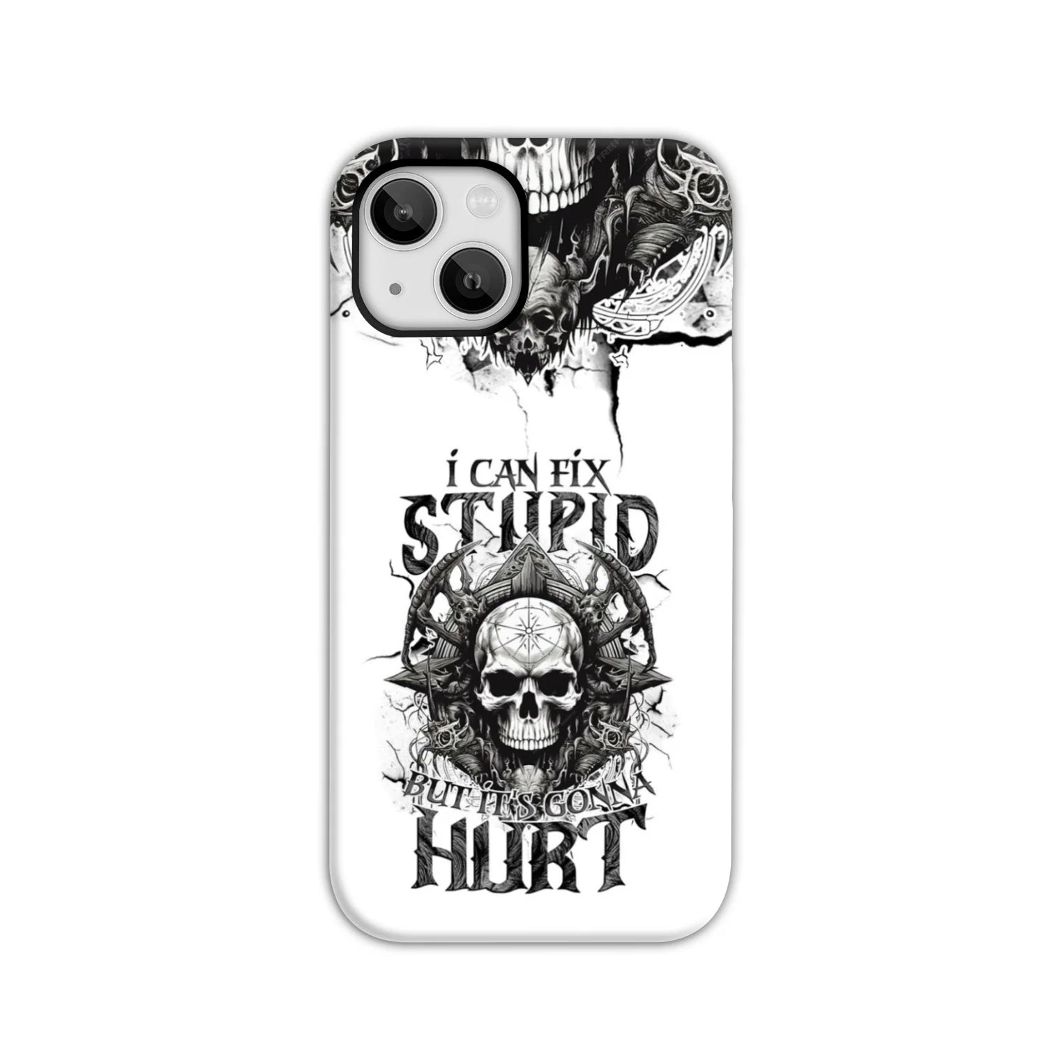 Blisscorners I Can Fix Stupid But It's Gonna Hurt Phone Case