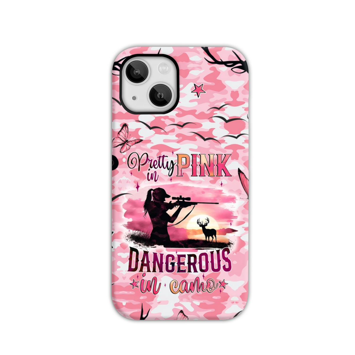BLISSCORNERS PRETTY IN PINK HUNTING PHONE CASE