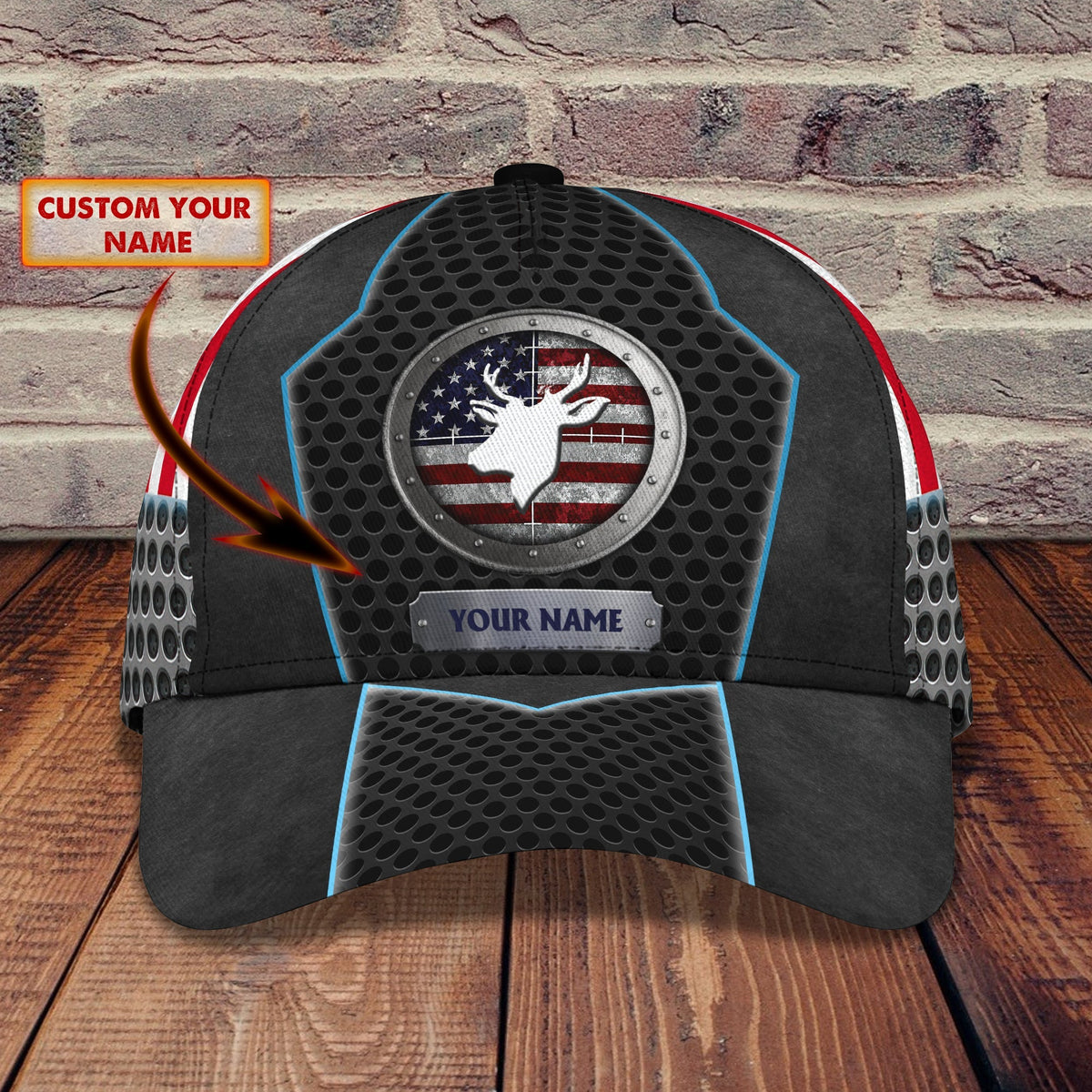 Blisscorners Deer Hunting Classic Personalized Cap