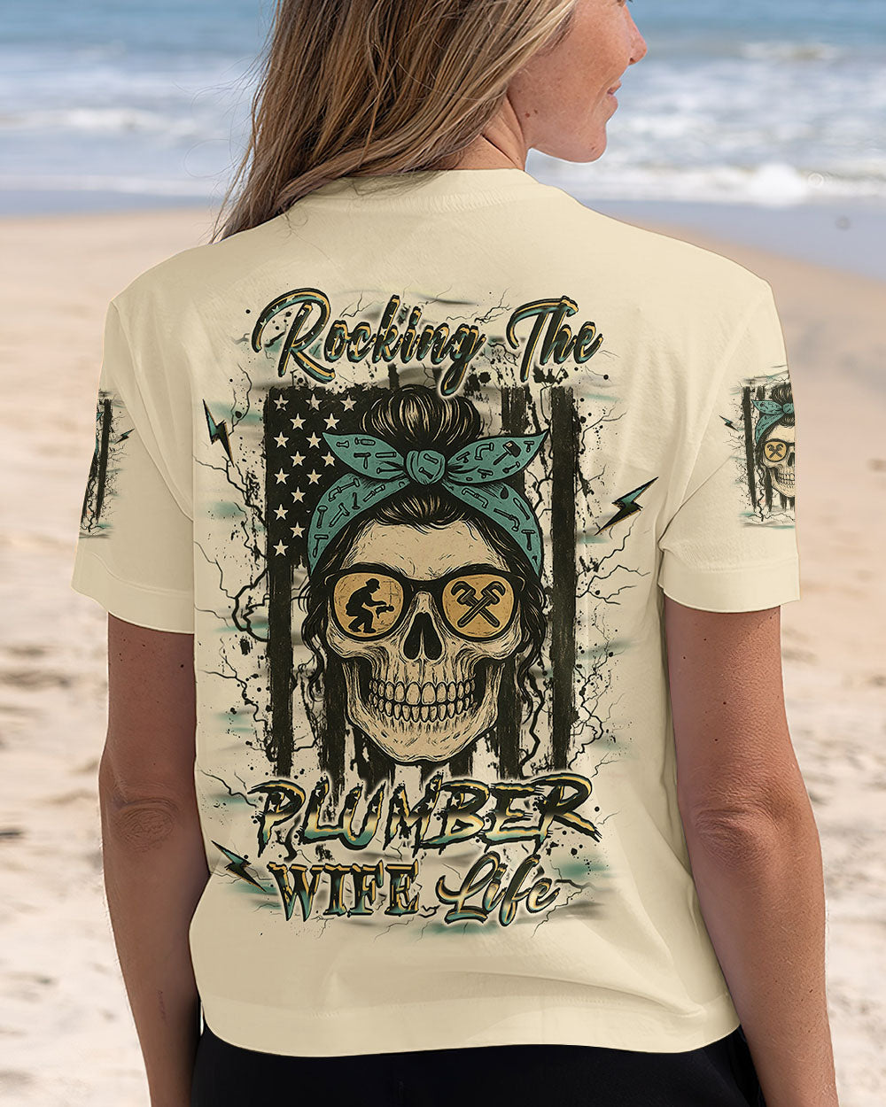 BLISSCORNERS BUCKLE UP BUTTERCUP PLUMBER SKULL ALL OVER PRINT