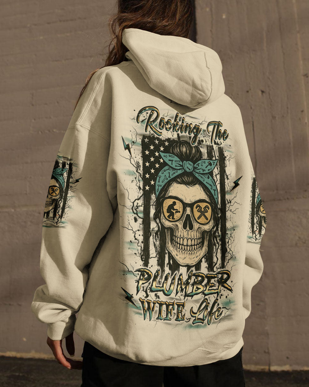 BLISSCORNERS BUCKLE UP BUTTERCUP PLUMBER SKULL ALL OVER PRINT
