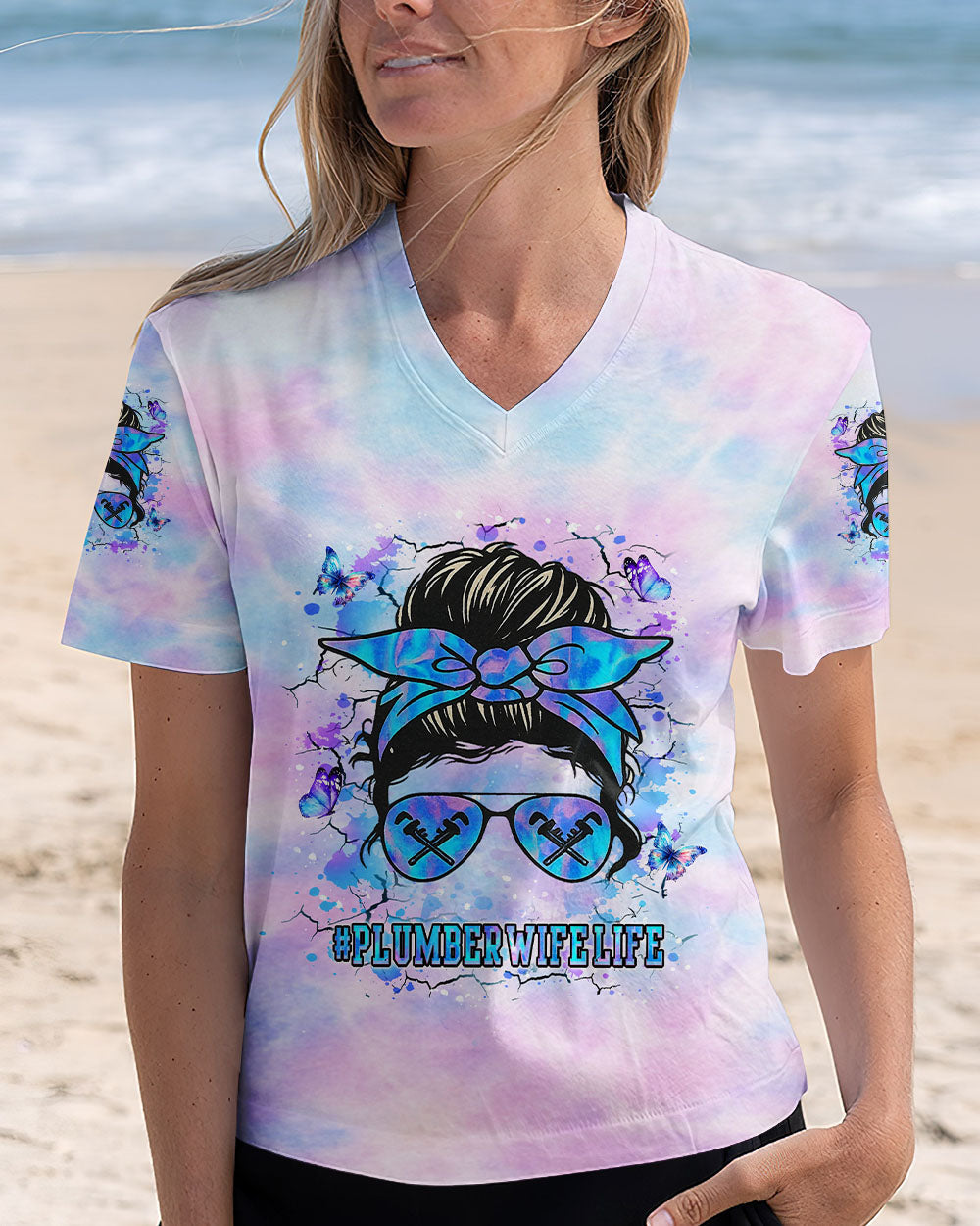 BLISSCORNERS I AM A PLUMBER SKULL ALL OVER PRINT